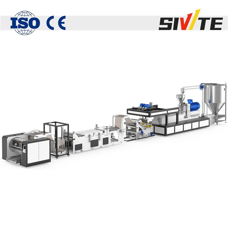 Enkeltskrue PET-arkekstruderingslinje