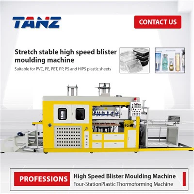 Højhastigheds plastik termoformemaskine til plastbakker